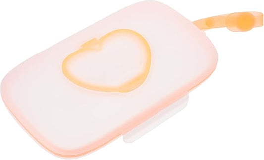 Travel Wipes Case Wipes Holder Baby Dispenser Holder: Newborn Wipes Box Toddlers Stroller Hanging Orange Wipe Case Portable Outdoor Use for Home Travel Hotel Wipe Holder Babywipes