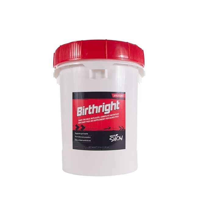 Ralco Show Birthright is the gold standard in baby pig milk replacer (25 lbs)