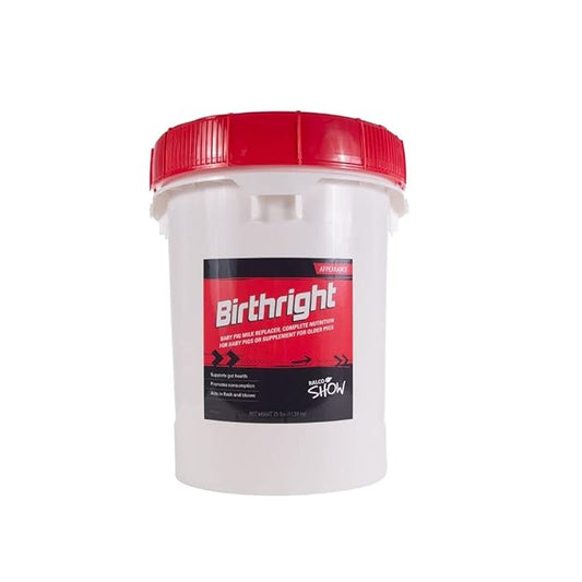 Ralco Show Birthright is the gold standard in baby pig milk replacer (25 lbs)