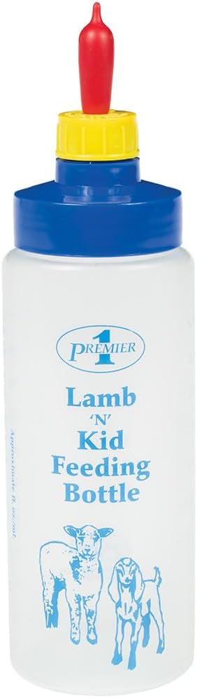 Premier 1 Lamb 'N' Goat Kid Wide-Mouth Feeding Bottle (Bottle & Pritchard Teat)