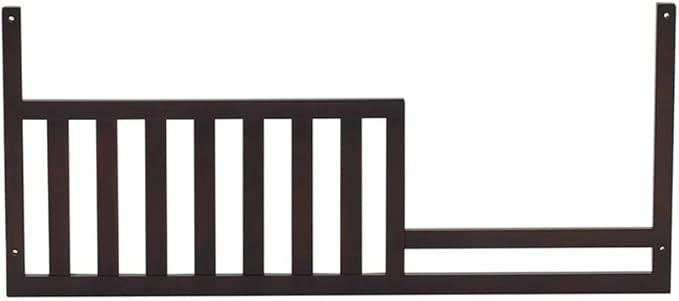 Toddler Bed Safety Guard Rail for Kingsley & Centennial Convertible Cribs - Solid Wood Rail for Convertible Crib to Toddler Bed Conversion - Safety Bed Rail for Children (Rosewood)