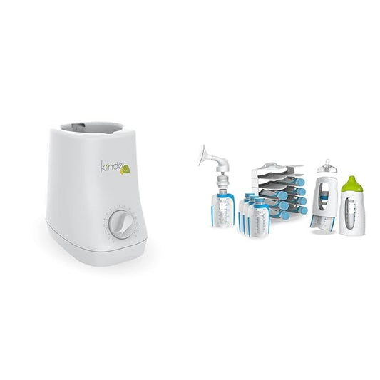Kiinde Baby Bottle Warmer and Breast Milk Collection, Storage, Warming and Feeding System Starter Kit