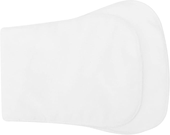 Adults Cloth Diaper, 4‑Layer Reusable Washable Nappy Diaper Soft Absorbent Inserts Pad for Incontinence Elderly(White)
