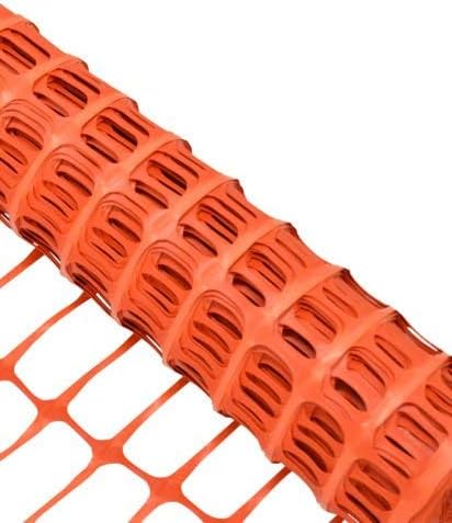 Safety Barrier Fence Finished Edge 4' x 100', Orange