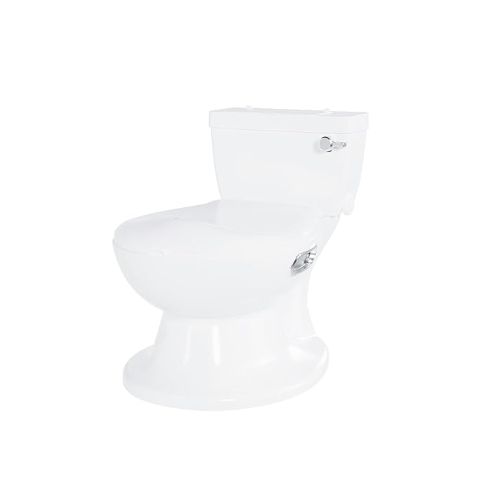 GarveeTech Potty Training Toilet for Toddlers with Life-Like Flush & Sound, Baby Potty Seat, Easy Clean Portable Potty for Boys and Girls