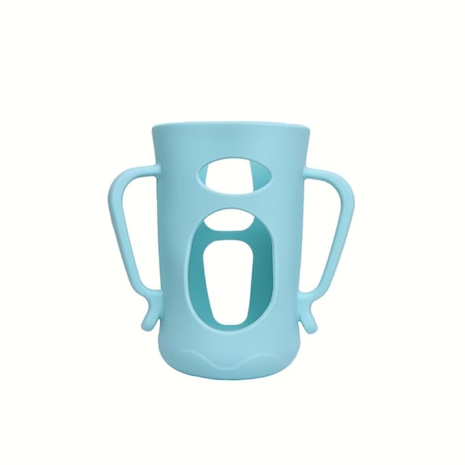 For Pigeon Glass Baby Bottle Silicone Holder, compatible with 8.1 oz, designed exclusively for glass baby bottles. (8.1oz) 3pcs