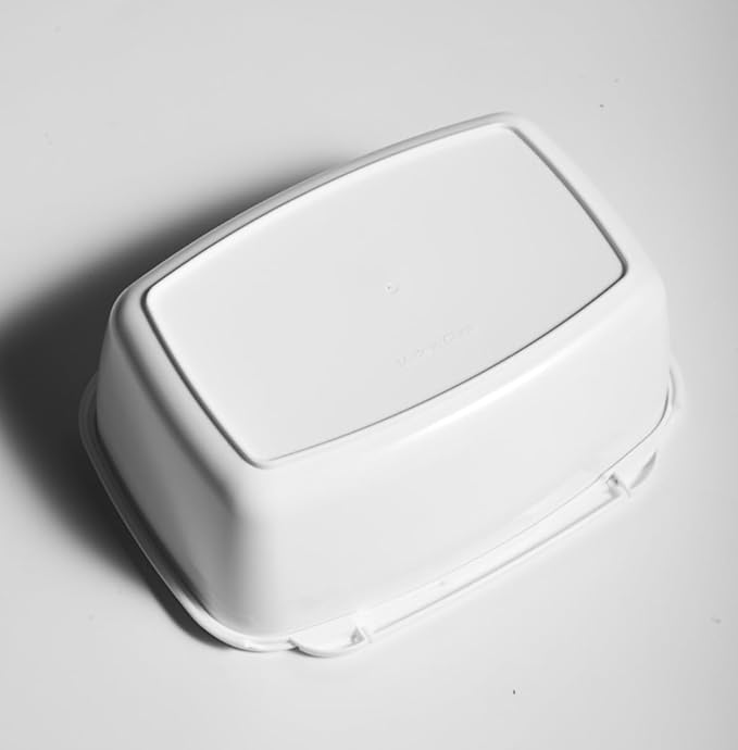 Moorfowl 3 Pack Baby Wipes Dispenser for Bathroom Flushable Wipes Holder White Plastic Organizer Versatile Containers for Small Items Storage Bins with Lids with Blank Labels
