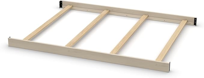 Full-Size Conversion Kit Bed Rails for Viv + Rae Convertible Cribs - Solid Wood Rail - Toddler and Adult Bed Rail for Full-Size Beds - Essential Nursery & Baby Furniture (Seashell, Option 2)