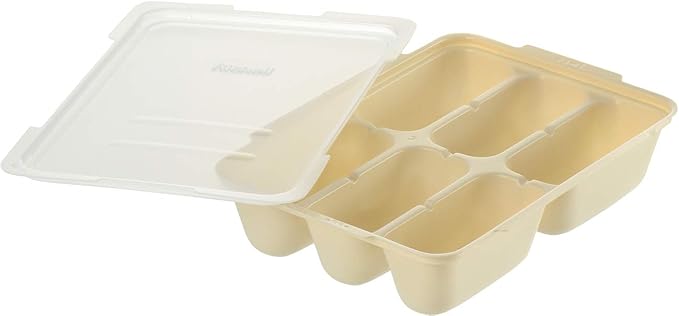 Richell Making Subdivided Freezing Pack, 50, Set of 2, Ivory