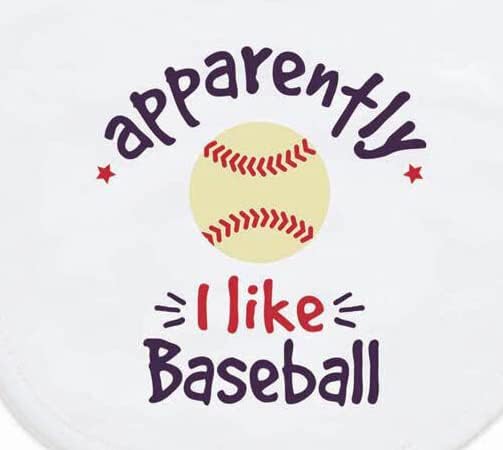 ChalkTalkSPORTS Baseball Baby & Infant Bibs | Soft Microfiber Baseball Baby Bibs