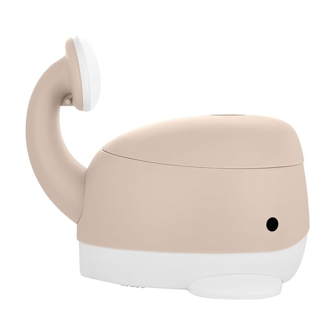 Kindsgut Whale Potty Training Toilet – Ergonomic Toddler Potty for Boys & Girls, Designed in Germany, Non-Slip & Easy Clean, Sand