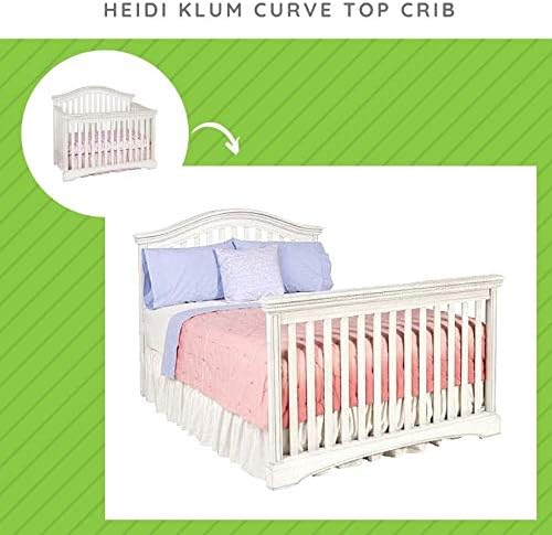 Full-Size Conversion Kit Bed Rails for Heidi Klum Truly Scrumptious Convertible Cribs - Solid Wood Rail - Toddler and Adult Bed Rail for Full-Size Beds - Essential Nursery & Baby Furniture (Cloud)