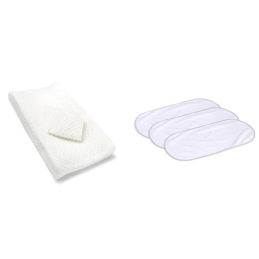 Munchkin 2 Pack Diaper Changing Pad Covers and 3 Count Waterproof Changing Pad Liners