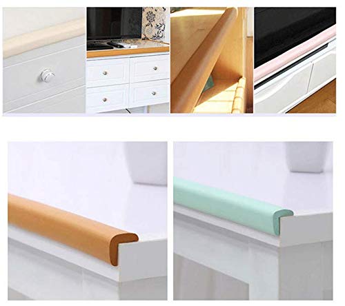 M2cbridge L Shape Extra Thick Furniture Table Edge Protectors Foam 6.5 Ft (Blue)