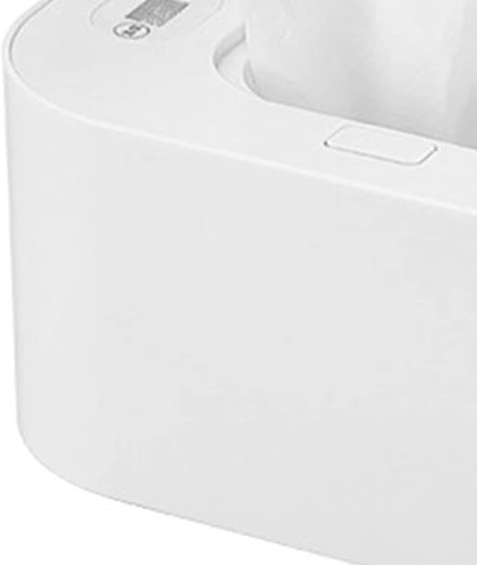 Keenso Baby Wipe Warmer, PP Intelligent Adjustable Temperature to Use Infant Wipes Heater Car Charging (White)