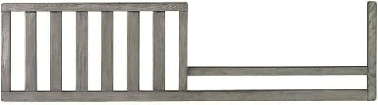 Toddler Bed Safety Guard Rail for Dolce Babi Convertible Cribs - Solid Wood Rail for Convertible Crib to Toddler Bed Conversion - Safety Bed Rail for Children (Marina Grey)