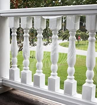 Kidkusion Indoor/Outdoor Banister Guard, Clear, 15'