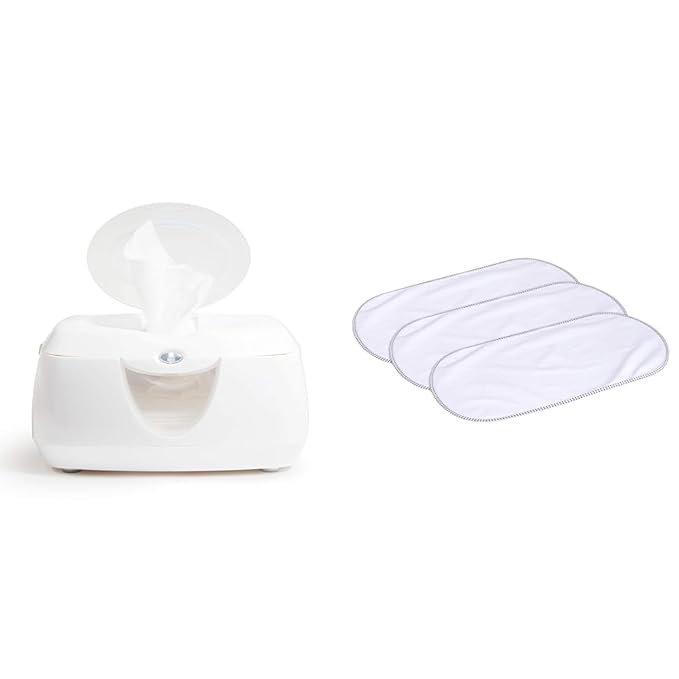 Munchkin® Warm GlowTM Wipe Warmer with 3 Munchkin® Waterproof Changing Pad Liners