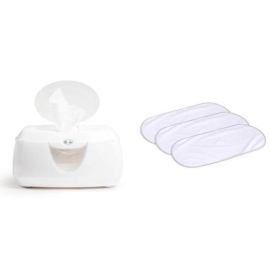 Munchkin® Warm GlowTM Wipe Warmer with 3 Munchkin® Waterproof Changing Pad Liners