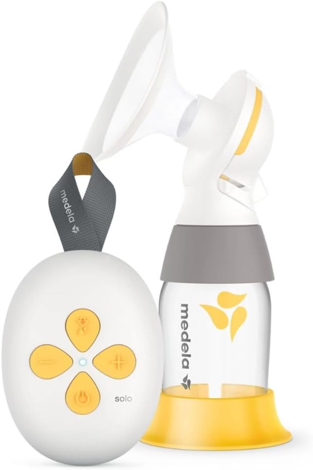 New Medela Solo Breast Pump – Lightweight and Easy to use Single Electric Breast Pump with Flex Shields, Providing More Comfort and expressing More Milk