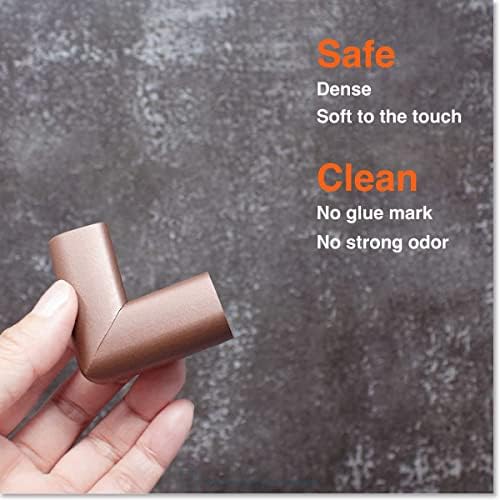 Slim-Fit 27ft Edge 8 Corners - Bundle & Save - RovingCove Slimfit Edge Corner Guards, Coffee Brown