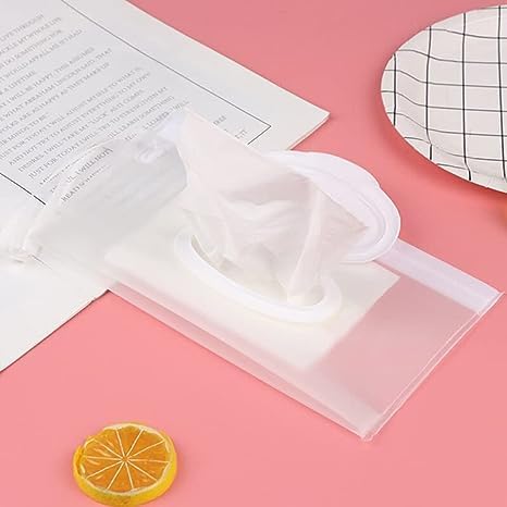 White Wipe Case Travel Holder Keeps Wipes Moist Set of Wet Wipes Holders Cases Portable Travel On The Go Refillable Dispenser Container Diaper Wipe Holders, Wipe Holders