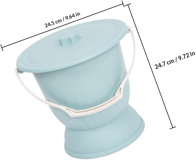 Portable Urinal Pot for Women Adult Potty Night Urine Pot Handheld Potty Pregnancy Must-Have Random Color