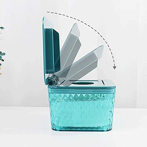 Clear Wet Wipes Box, Wet Dry Tissue Box Cover Holder, Facial Tissue Storage Box Baby Wipes Fresh Dispenser with Lid Seal Dust-Proof for Home Office (Coffee)