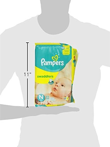 Pampers Swaddlers Diapers Size N Jumbo Pack 32 ct