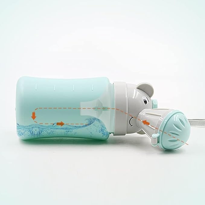 Kids Portable Travel Urinal 500ml for Toddler Boys Girls Pee Training Emergency Toilet Potty for Car Trip Outdoor Camping on the Road Park Beach Travel Essentials