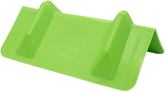 Mytee Products 10 Pack Green Flatbed Edge Protectors - 4"x4"x10" Plastic V Board Flatbed Corner Protectors for Cargo Loads & Tie Down Strap Guard - Fit 1 Strap Up to 4"