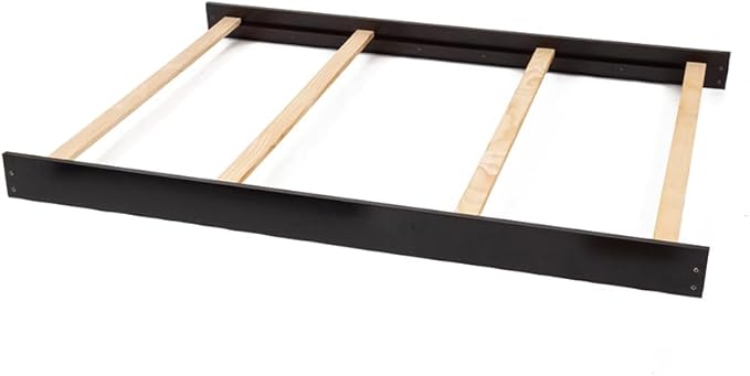 Full-Size Conversion Kit Bed Rails for Viv + Rae Convertible Cribs - Solid Wood Rail - Toddler and Adult Bed Rail for Full-Size Beds - Essential Nursery & Baby Furniture (Slate/Brown, Option 2)