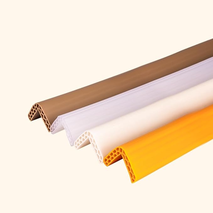 Honeycomb Wall Corner Guard Edge Protector, Made in Korea, Self-Adhesive Baby Proofing Bumper for Wall, Furniture, Cribs, Cabinets, Safety Edge Strips for Home & Office, 19.7 inch 4 Pack White