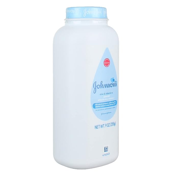 Johnson's, Baby Powder with Aloe & Vitamin E, 9 Ounce, 10 Pack