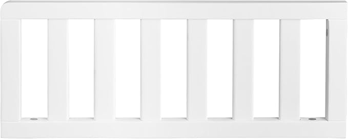 Salcod Toddler Safe Guardrail Compatible with Delta Children Convertible Crib, Crib Rail for Prevent Toddler from Rolling Off The Bed, White