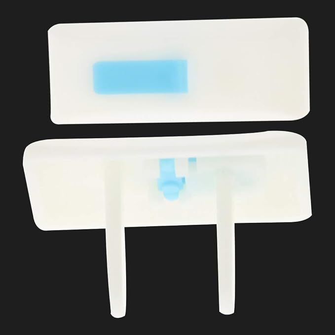 Heyiarbeit 48pcs Outlet Covers Child Proof Plug Cover Electrical Protector Safety Caps for Home Office Electrical Outlets Child Safety Socket Cover 2 Holes White
