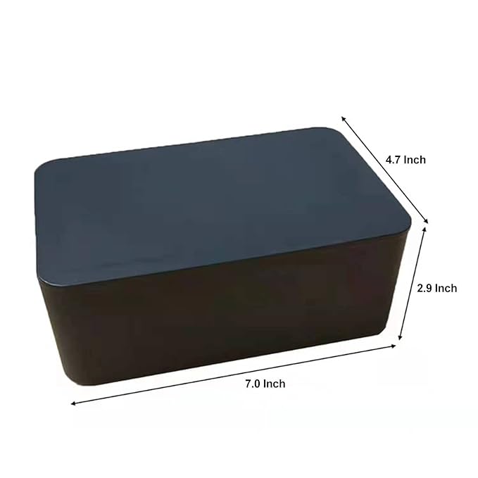 Baby Wipe Holder, Keeps Diaper Wipes Fresh, Easy Open & Close Wipe Container (Black)