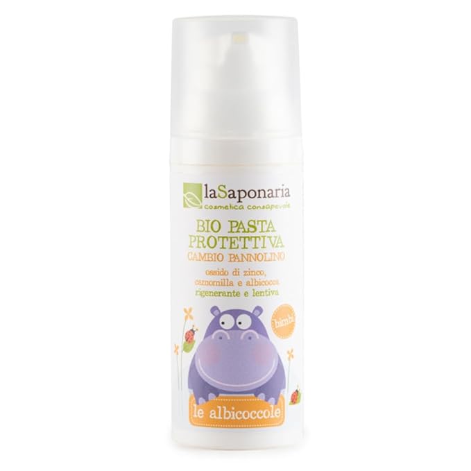 LA SAPONARIA Organic Diaper Cream - Reliably protects the sensitive diaper area - Nourishing & conditioning Soothes the skin - Forms a moisture barrier - Vegan - 75 ml