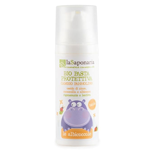 LA SAPONARIA Organic Diaper Cream - Reliably protects the sensitive diaper area - Nourishing & conditioning Soothes the skin - Forms a moisture barrier - Vegan - 75 ml