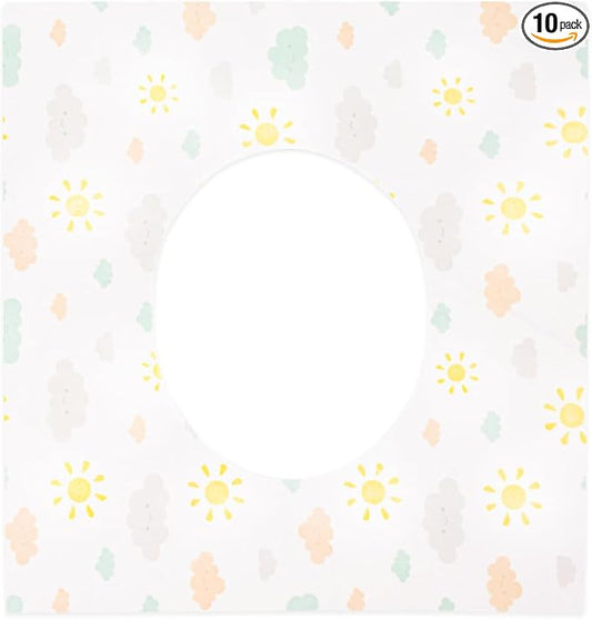 Disposable Toilet Seat Cover - Convenient, Hygienic, and Essential for Potty Training and Road Trips (Pack of 10)