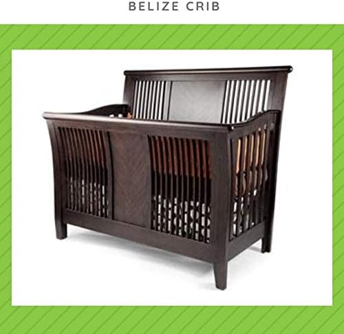 Toddler Bed Safety Guard Rail for Munire & Echelon Convertible Cribs - Solid Wood Rail for Convertible Crib to Toddler Bed Conversion - Safety Bed Rail for Children (Espresso)