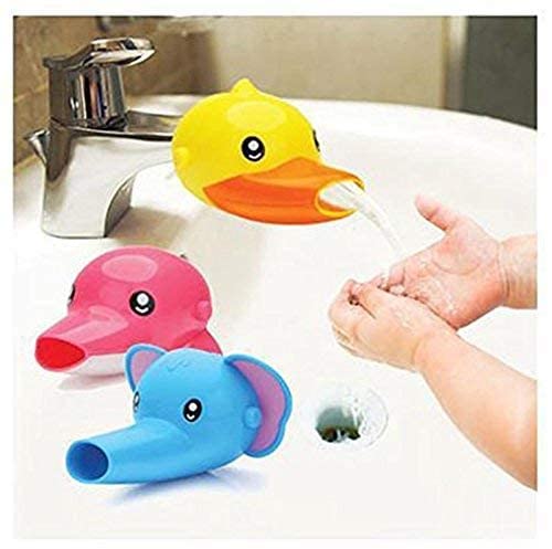 Kids Faucet Handle Extender Sink Extender for Toddler, Baby, Children Safe and Fun Hand-Washing Solution,Cartoon Faucet Extender - Make Your Kids Love Hand Washing - Bathroom Accessory (Duck Style)