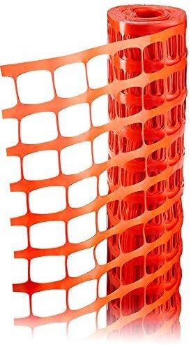 Safety Barrier Fence Finished Edge 4' x 100', Orange