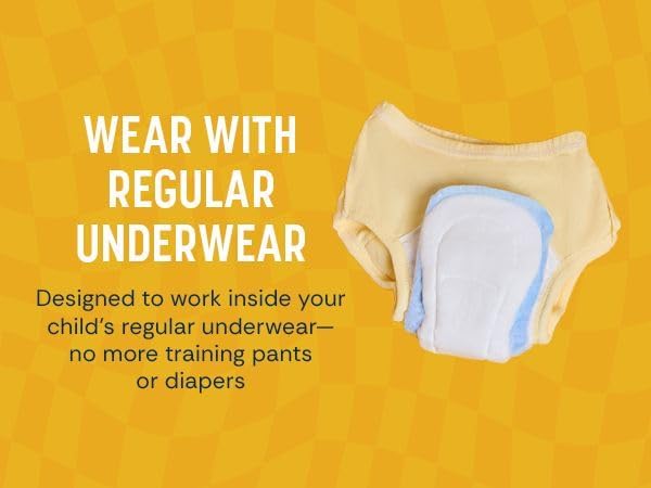 Sposie Cross-Trainers Overnight Potty Training Support for Kids | Underwear Inserts Designed to Eliminate Nighttime Diapers & Training Pants