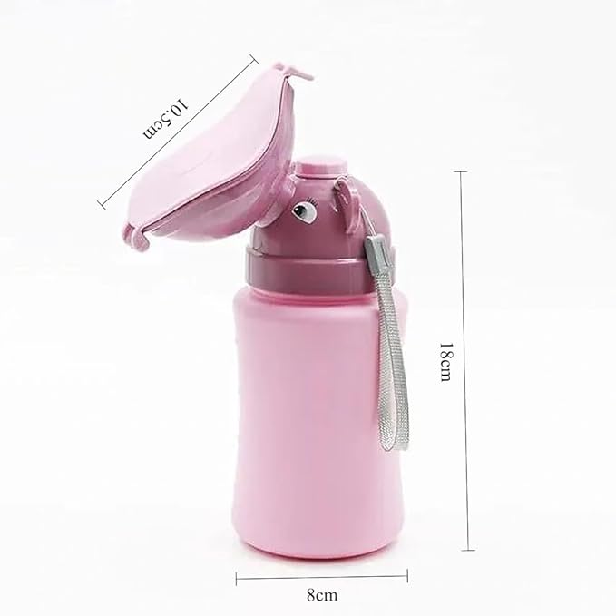 Portable Potty for Toddler Travel-Leak-Proof & Easy Clean Potty Seat for Car Road Trips, Camping, Park, Beach, Outdoor Adventures - Non-Slip Base, Compact Foldable Design for Boys Girls