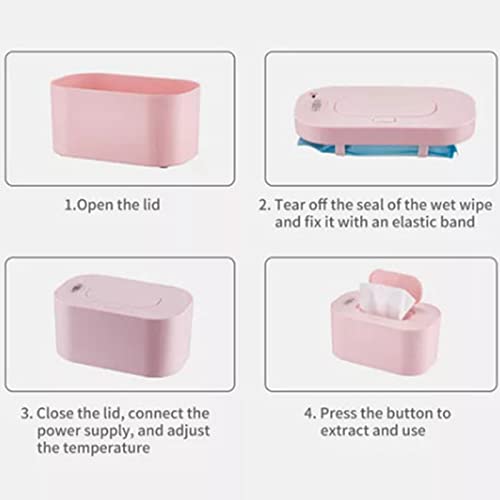 Baby Wipe Warmer, with Temperature Control and Large Capacity, Safe for Newborns, for Home, Travel and Daily Diaper Changes