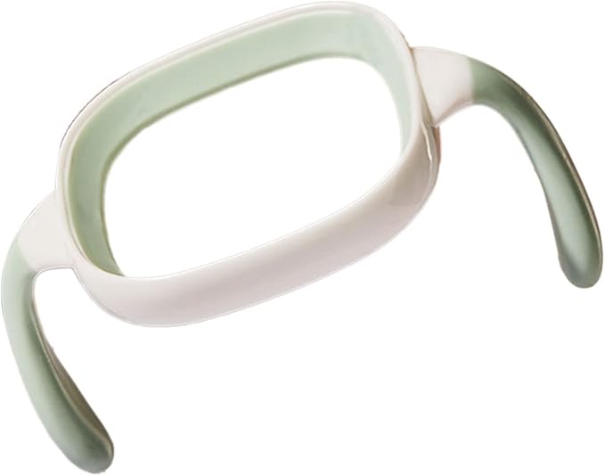 Baby Bottle Handle Square Shape Feeding Bottle Handle BPAFree Silicone Handle for Wide Neck Bottles, 7.3 x 5.3cm, Green