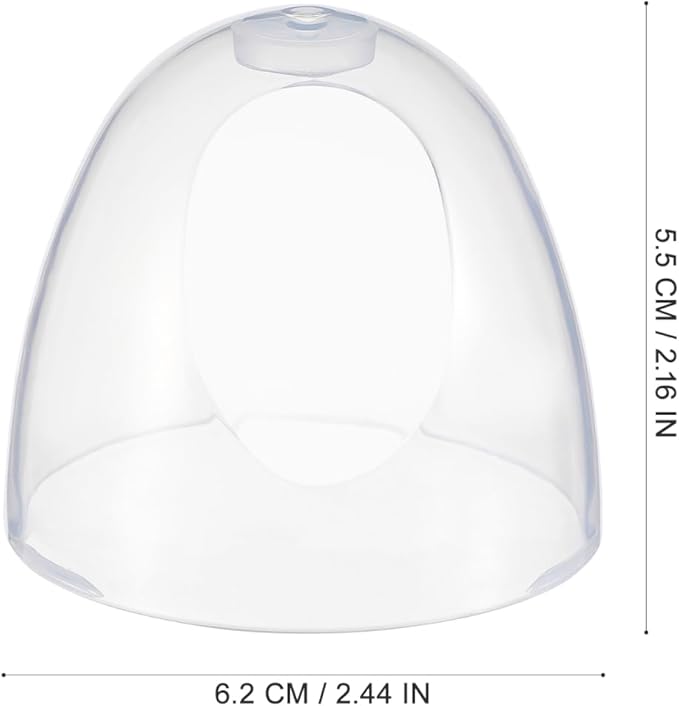 PRETYZOOM Baby Bottle Caps Replacement Wide Neck Milk Bottle Lids Plastic Leak-Proof Feeding Caps for Home Travel Use Compatible with Pigeon