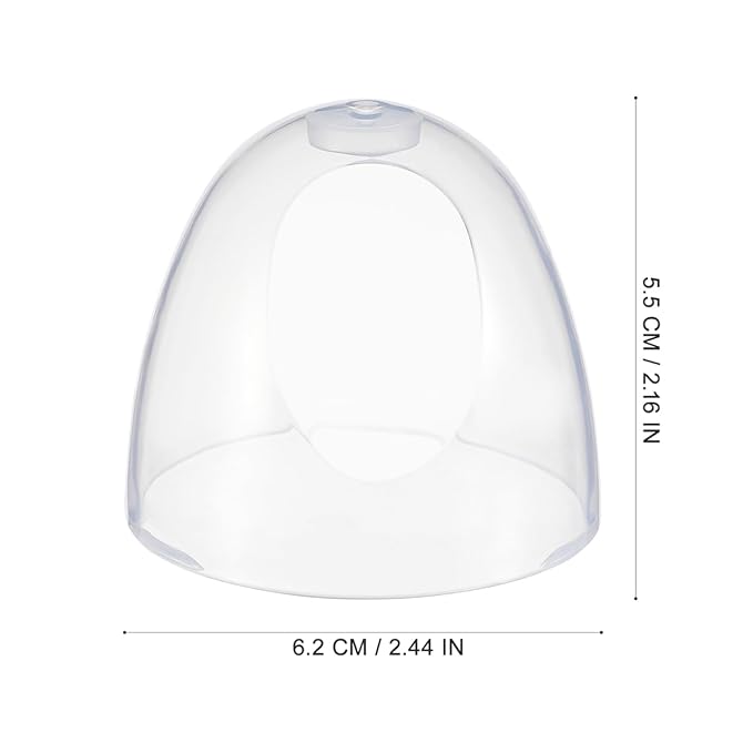 ibasenice Baby Bottle Caps Replacement Set - Leak-Proof Milk Bottle Lids Compatible with Feeding Bottles Dustproof Screw Covers for Travel and Home Use 2.44 Inch Diameter