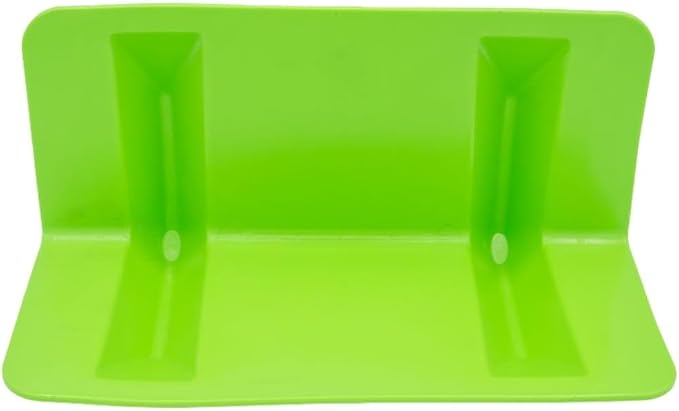 Mytee Products 10 Pack Green Flatbed Edge Protectors - 4"x4"x10" Plastic V Board Flatbed Corner Protectors for Cargo Loads & Tie Down Strap Guard - Fit 1 Strap Up to 4"